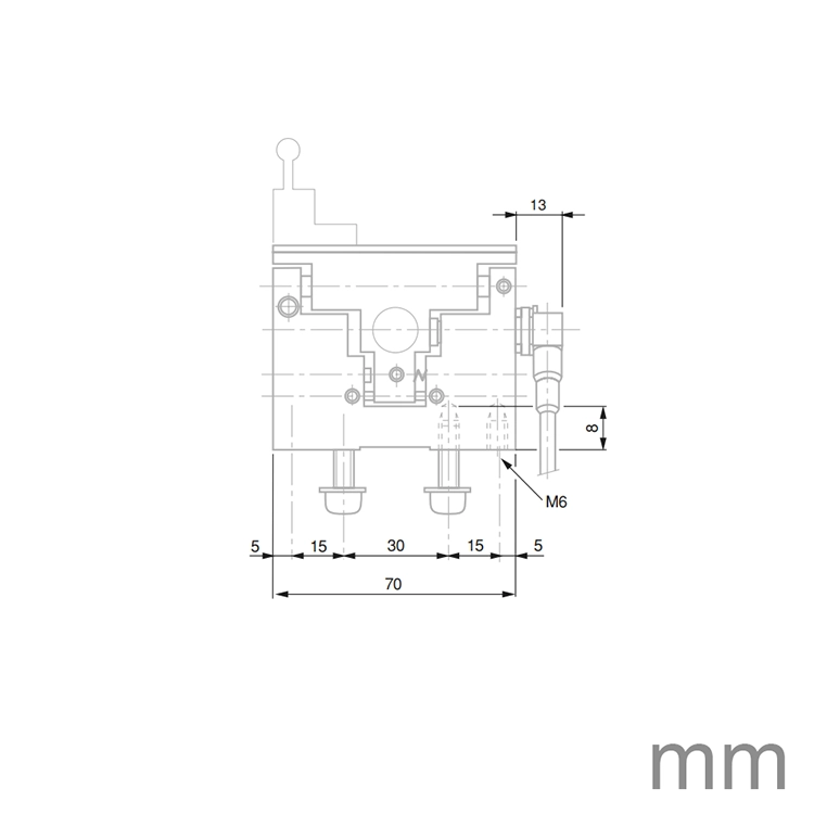 TESA 03230028 FMS102 Probe ± 2mm 2N
