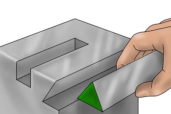 LTF Triangular Straight Edge 250mm P-RP250