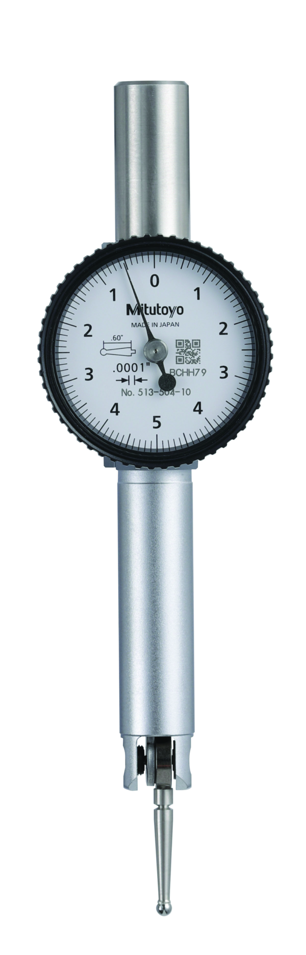 Dial Test Indicator, Pocket Type 0.01", 0.0001", D=4/9.52mm Stem, with Bracket 513-504-10T