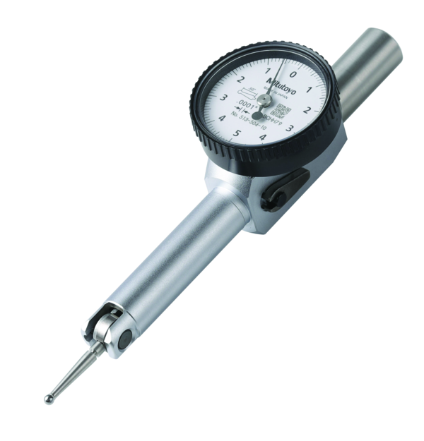 Dial Test Indicator, Pocket Type 0.01", 0.0001", D=9.52mm Stem 513-504-10E