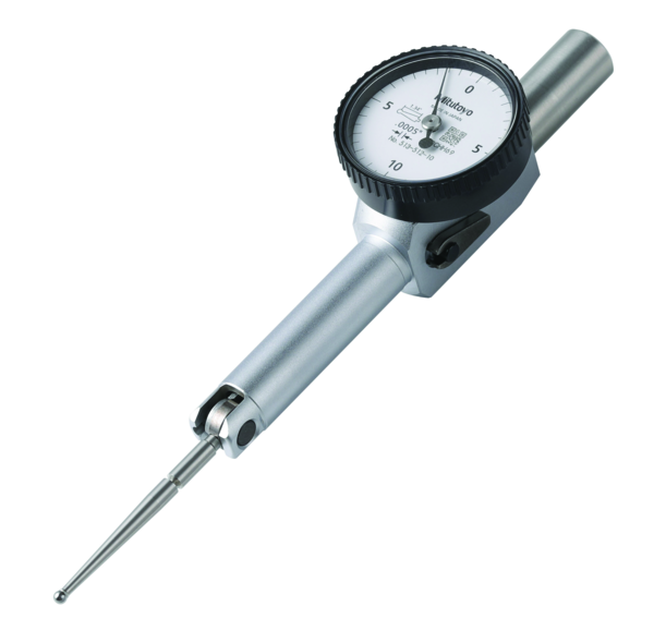 Dial Test Indicator, Pocket Type 0.02", 0.0005", D=9.52mm Stem 513-512-10E