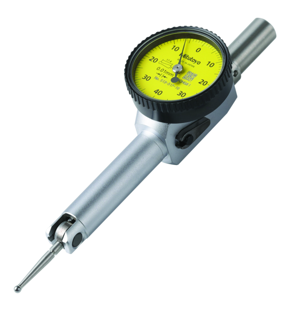 Dial Test Indicator, Pocket Type 0.8mm, 0.01mm, D=8 mm Stem 513-517-10E
