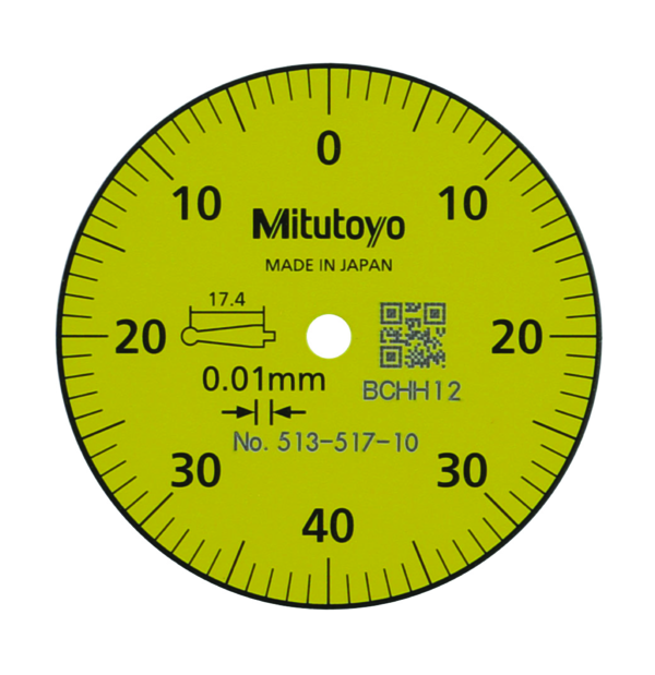 Dial Test Indicator, Pocket Type 0.8mm, 0.01mm, D=8 mm Stem 513-517-10E