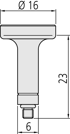 Mitutoyo Indicating Micrometer with Button Left 510-151