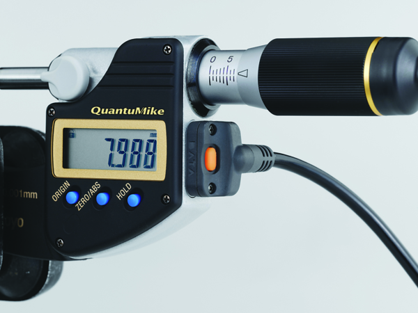 U-WAVE Connection Cable B with Data Button IP Micrometer Type 02AZD790B