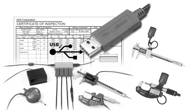 Mitutoyo 06AGR543 USB-ITPAK Vers. 3.0 USB Dongle + Manual (Software available Online)