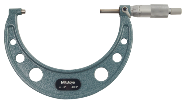 Mitutoyo Imperial Analogue Outside Micrometer 4-5", Ratchet Stop 103-181