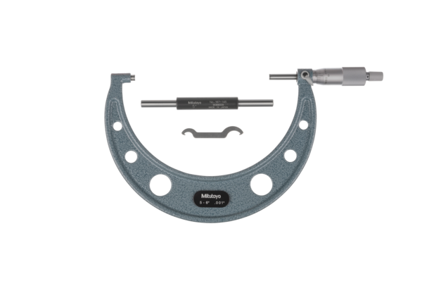 Mitutoyo Imperial Analogue Outside Micrometer 5-6", Ratchet Stop 103-182