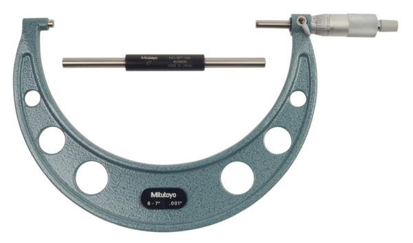 Mitutoyo Imperial Analogue Outside Micrometer 6-7", Ratchet Stop 103-183