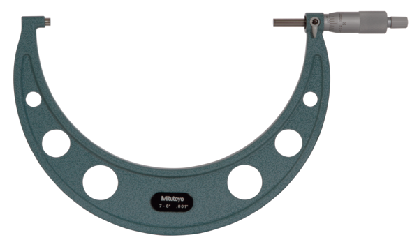 Mitutoyo Imperial Analogue Outside Micrometer 7-8", Ratchet Stop 103-184