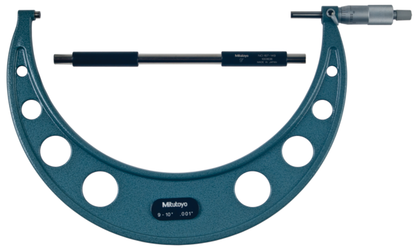 Mitutoyo Imperial Analogue Outside Micrometer 9-10", Ratchet Stop 103-186