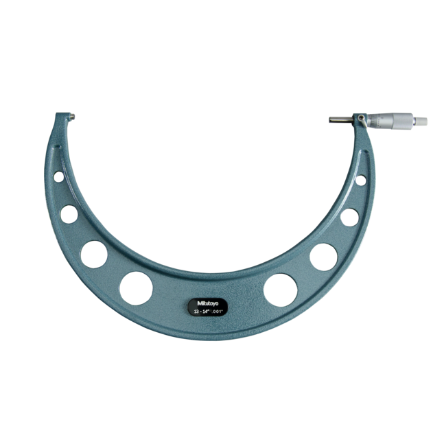 Mitutoyo Imperial Analogue Outside Micrometer 13-14", Ratchet Stop 103-190