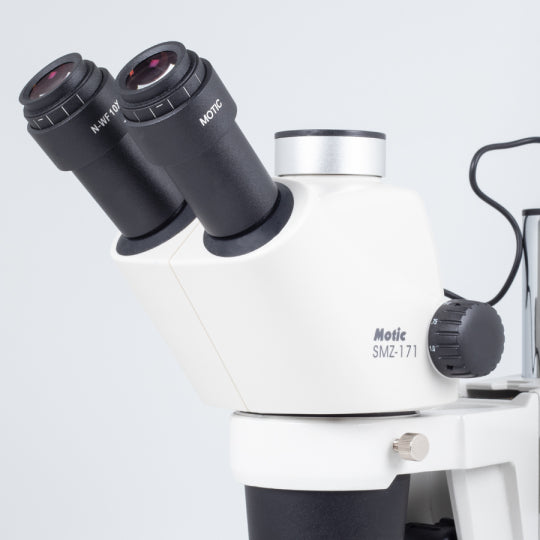 SMZ-171-TLED Trinocular Microscope 7.5X-50X with 10x Eyepiece Part no. 1100200600766 45º inclined