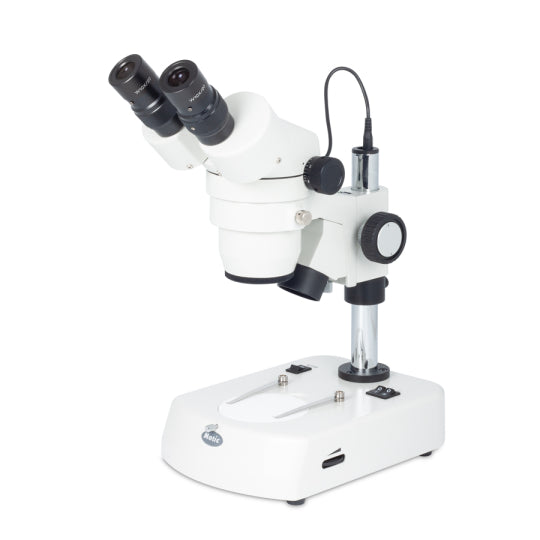 Motic SMZ-140-N2LED Binocular Microscope head 00X-40X with 10x Eyepiece Part no. 1100200600813 45º inclined