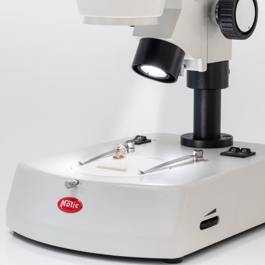 SMZ-160-BLED Binocular Microscope 7.5X-45X with 10x Eyepiece Part no. 1100201300171 45º inclined