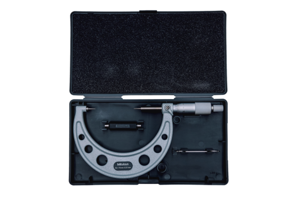 Point Micrometer with Hardened Tip 50-75mm, 15° Tip 112-155
