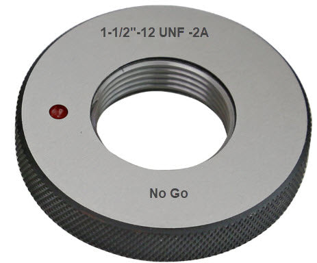 UNF Ring Gauge Class 2A (No-Go) Size 1-1/2-12 UNF Code Number P9028-N11212 With UKAS Certificate of Calibration