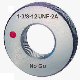 UNF Ring Gauge Class 2A (No-Go) Size 1-3/8-12 UNF Code Number P9028-N13812 With UKAS Certificate of Calibration