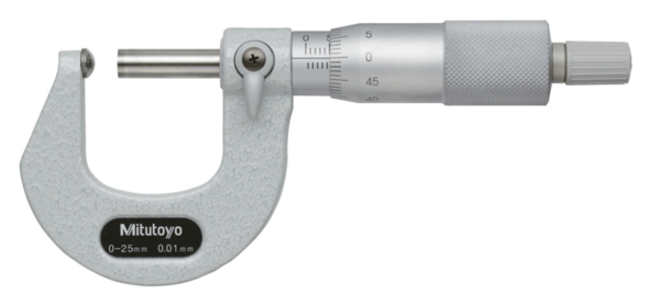 Tube Micrometer, Spherical Anvil 0-25mm 115-115