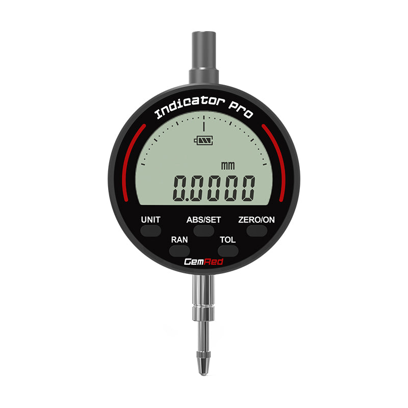 GemRed I-DIN-3010-I Digital Indicator .0005mm x 12.7mm accuracy over full range 0.003mm, Repeatability .001mm with rotatable dial 320 degrees