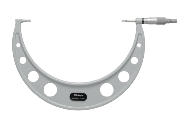 Mitutoyo Blade Micrometer, Hardened Steel Blade 225-250mm, 0,75mm Blade 122-110-10
