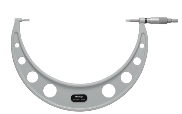Mitutoyo Blade Micrometer, Hardened Steel Blade 250-275mm, 0,75mm Blade 122-115-10