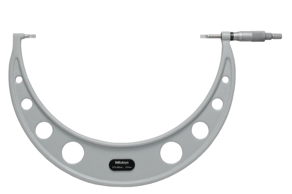 Mitutoyo Blade Micrometer, Hardened Steel Blade 275-300mm, 0,75mm Blade 122-116-10
