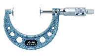 Mitutoyo Disc Micrometer, Hardened Steel Disks 50-75mm, Disk=20mm 123-103