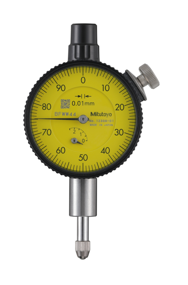 Dial Gauge, Lug Back, ANSI/AGD Type 2,5mm, 0,01mm 1230A-01