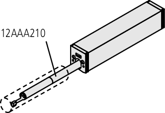 Extension rod length 50mm for SJ-210 / SJ-310 series 12AAA210