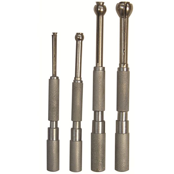 MHC 615-6250 Small Hole Gauges Range : 0.125-0.5" Set of four Half Ball Type