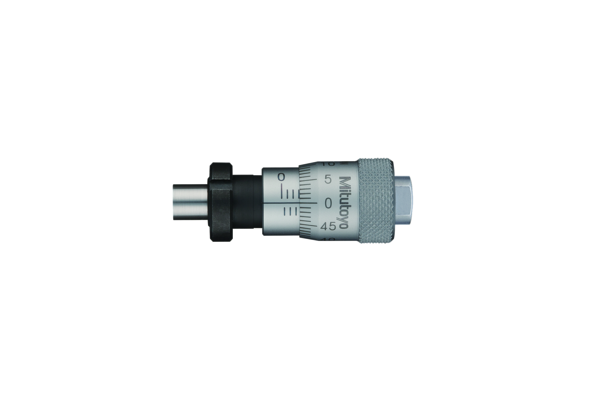 Micrometer Head, Short Thimble Type 0-6,5mm, 0,01mm, Flat, with Clamp Nut 148-302-10