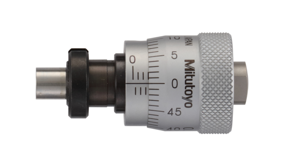 Micrometer Head, Short Thimble Type 0-6,5mm, 0,01mm, Flat, with Clamp Nut 148-304-10