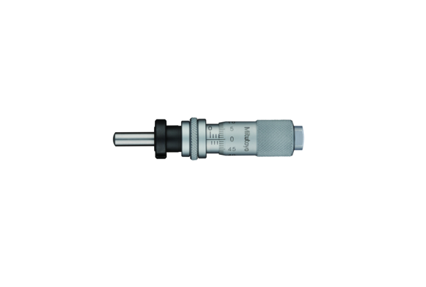 Micrometer Head, Small Standard Type 0-13 mm, 0,01mm, Spherical, with Clamp Nut 148-802-10