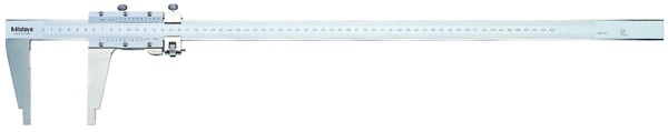 Mitutoyo Vernier Caliper Nib Style Jaw 0-40", 0,001", Fine Adjust., Inch/Metric 160-106