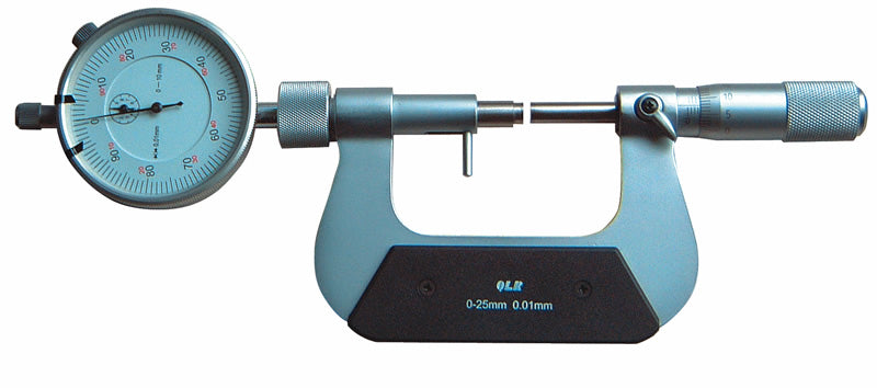 Inspec 204-01-010 Snap Micrometer 0-25mm with Dial Indicator