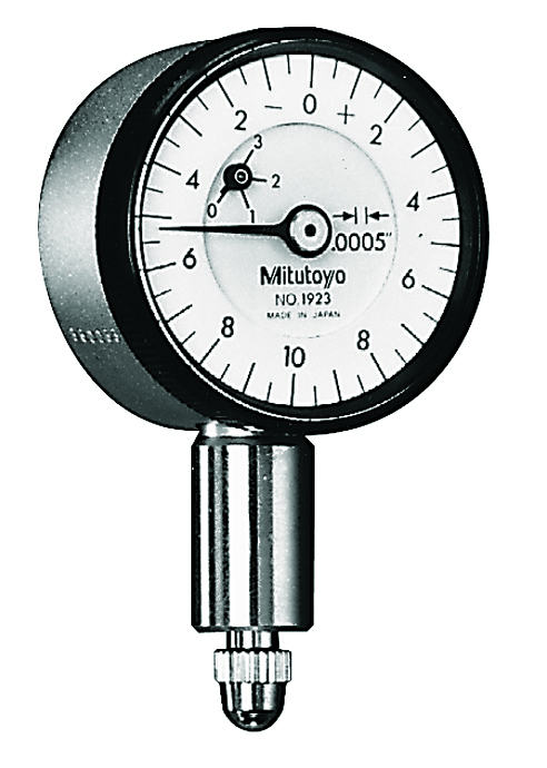 Dial Gauge, Lug Back, ANSI/AGD Type Jewelled Bearing, 0,05", 0,0005" 1923A-10