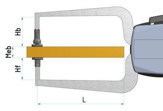 Kroeplin External Dial Caliper 0-0.8″ D720T