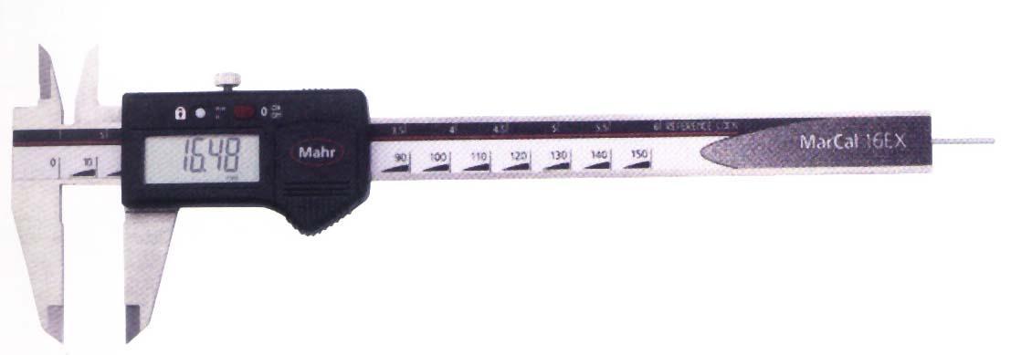 Mahr 4102402 16 EX Pocket Vernier Caliper Range: 0-200 mm|0-8inch Accuracy: 0.03mm|.0015 inch