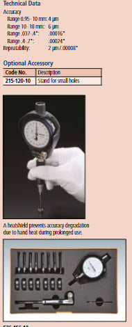 2-Point Inside Measuring Instrument Range 7-10mm Graduation .01mm 526-126