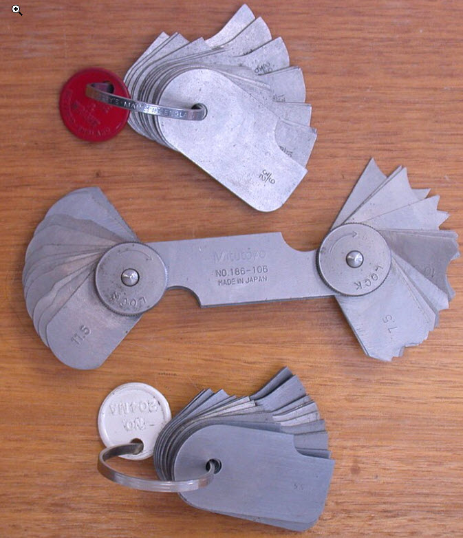 Radius Gauge 1-7mm, 34 Pairs 186-105
