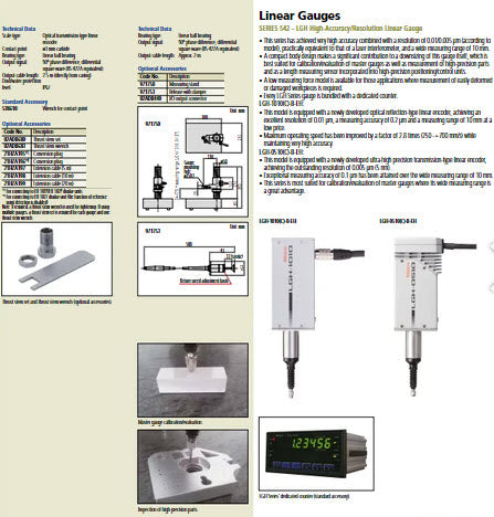 Laser Hologauge LGH-1010-B-EH 542-716D Low Measuring Force