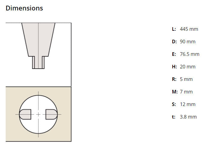 Mitutoyo Vernier Caliper, Long Jaw 0-300mm, 0,05mm, Metric 534-109
