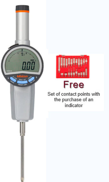 Mitutoyo 543-736B (0.01mm) Flat Back ABSOLUTE Digital Indicator ID-C 0-50mm (0-2″)