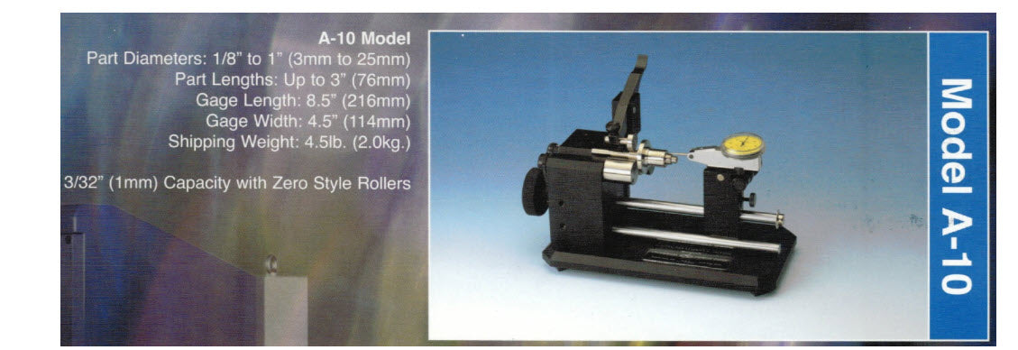 Universal Punch A-10 Concentricity Gauge Accuracy .004mm/.00016"