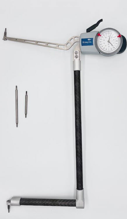 Kroeplin Analogue Groove Gauge H9X004 Range 16.5" to 21.5" Graduation .001"