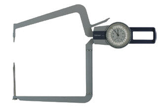 Kroeplin External Dial Caliper 2-4" ODZ20100 Graduation .001", Depth 6,7"