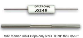 DELTRONIC - Class X - Individual Plug Gauges - in .0025mm increments - (Metric) Range 0.1000 - 0.3800mm Code D1000-3800, Length 47.62mm