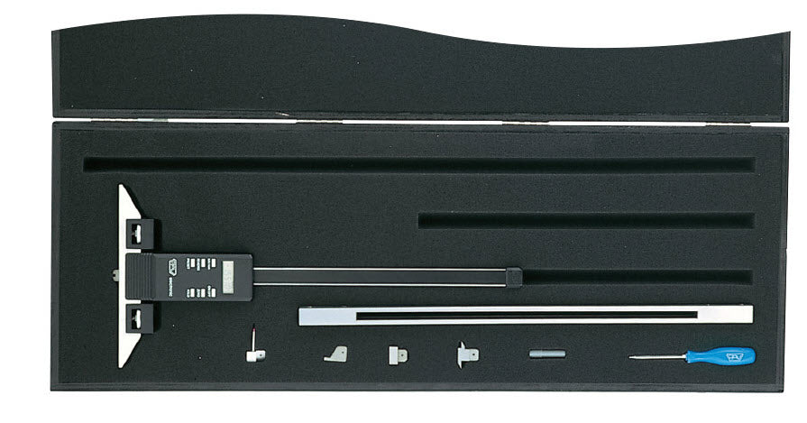 Pav Universal Digital Depth Gages Double Prismatic Frame — Double V Guide, 400mm, 841140E000