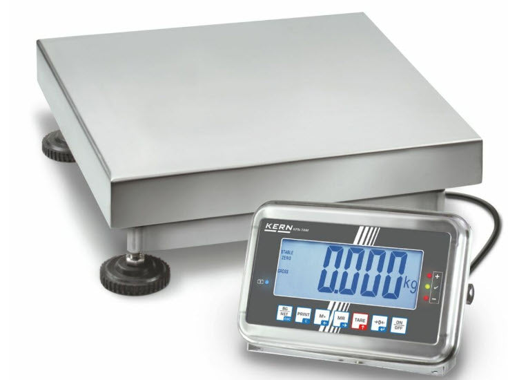 Kern SFB 100K10HIP Kern SFB IP65 Platform Scales Readout : 10g Weighing Range 100kg Plate 300x400mm